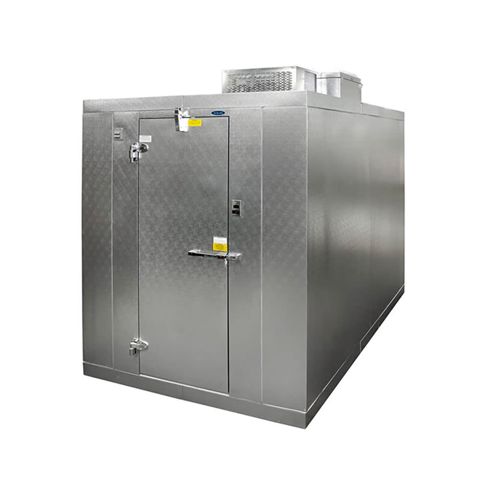 Norlake KLB74612-C 6' x 12' Indoor Walk-In Cooler w/ Top-Mounted Compressor - No Floor