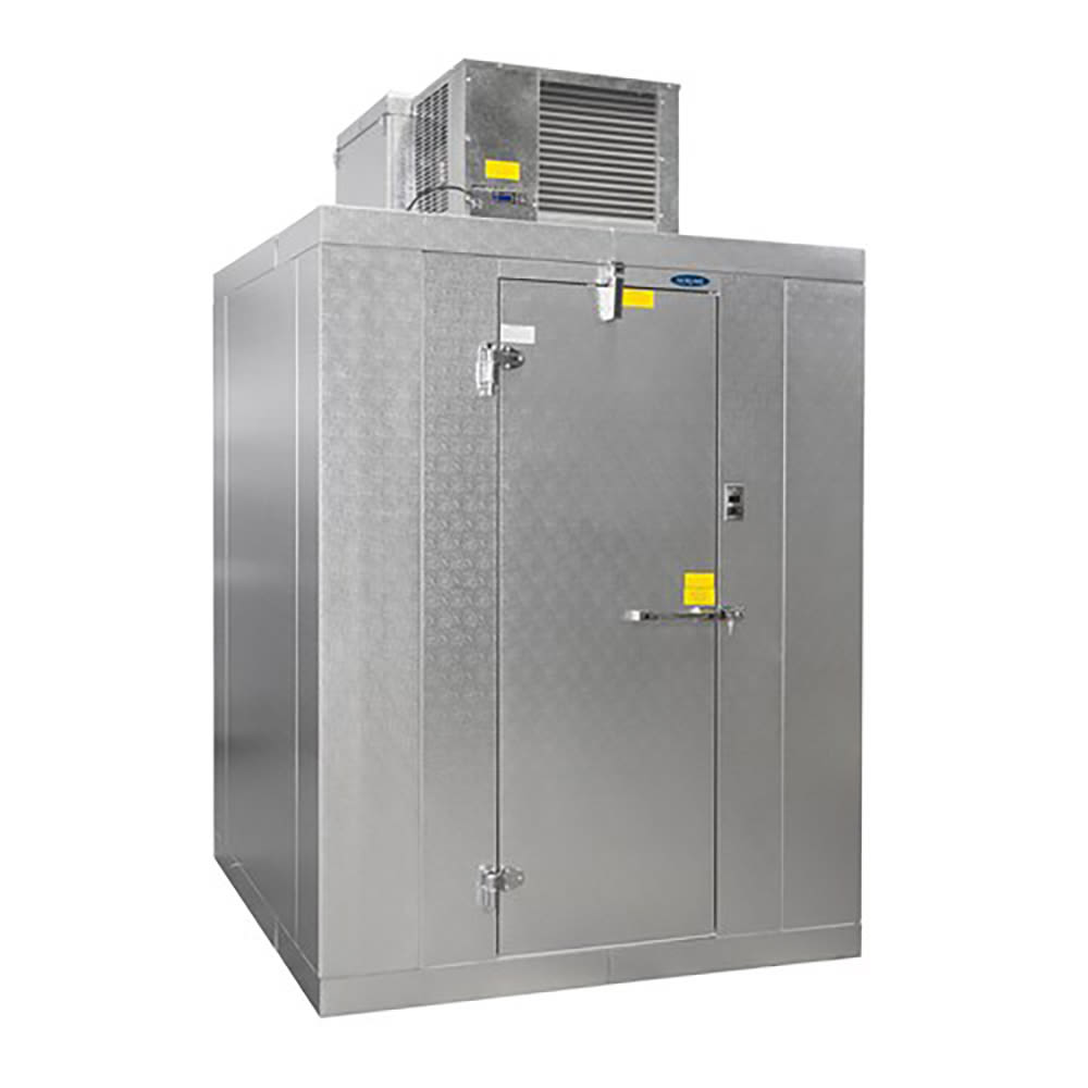 Norlake KLB771014-C 10' x 14' Indoor Walk-In Cooler w/ Top-Mounted Compressor - Floor