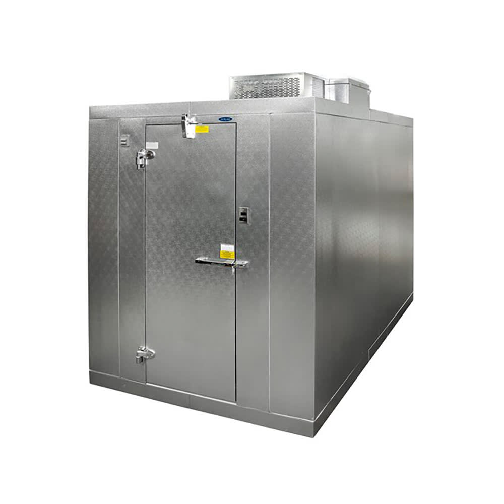 Norlake KLB77612-C 6' x 12' Indoor Walk-In Cooler w/ Top-Mounted Compressor - Floor