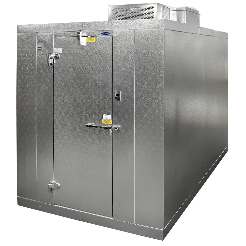 Norlake KLB7768-C 6' x 8' Indoor Walk-In Cooler w/ Top-Mounted Compressor - Floor
