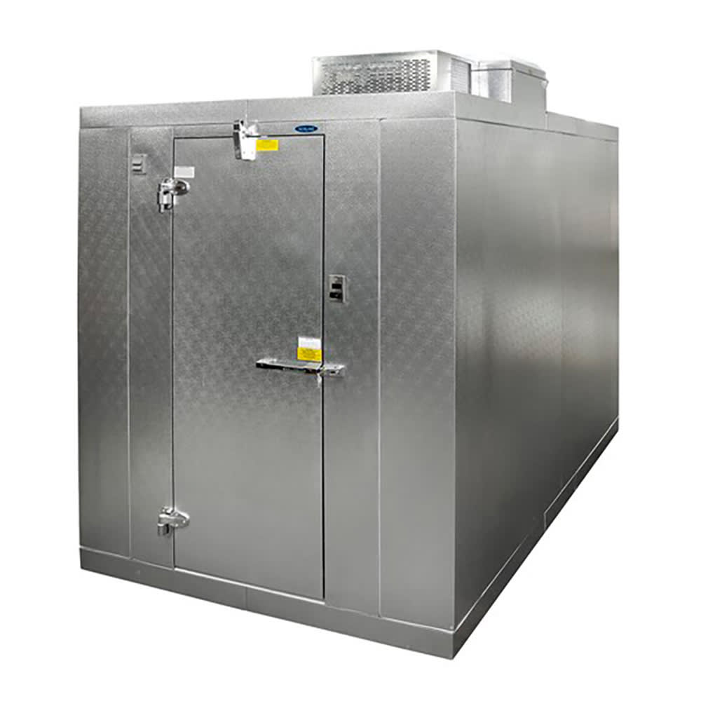 Norlake KLB77814-C 8' x 14' Indoor Walk-In Cooler w/ Top-Mounted Compressor - Floor