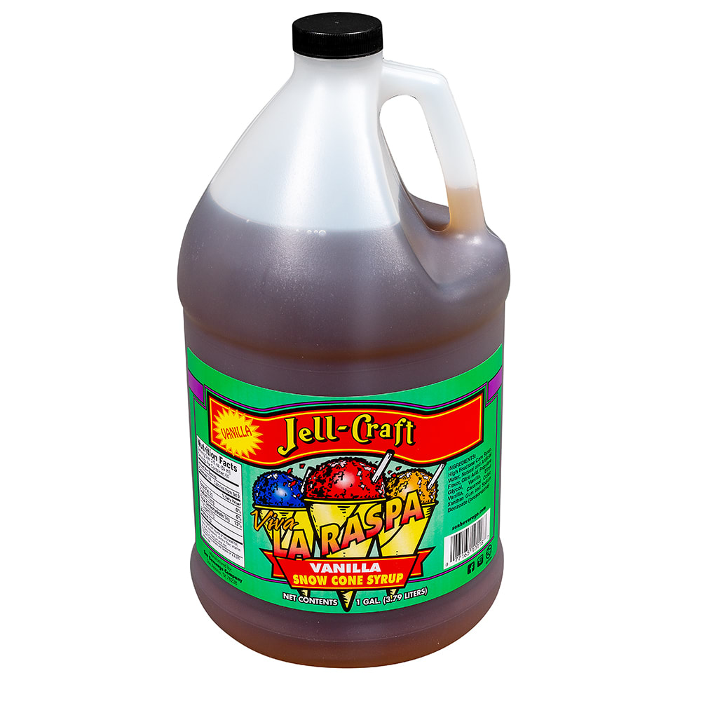 Jell-Craft 1 gal Vanilla Snow Cone Syrup (10118)