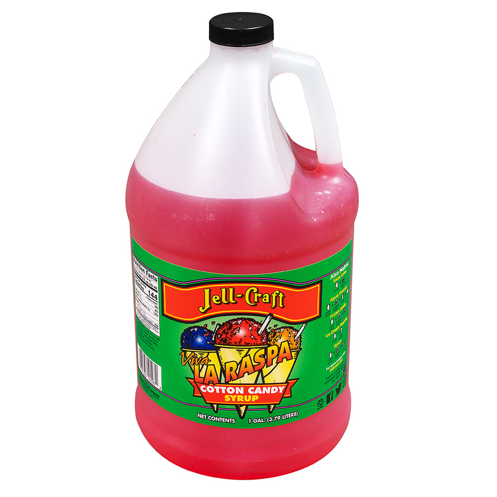 Jell-Craft 1 gal Cotton Candy Snow Cone Syrup (10197)