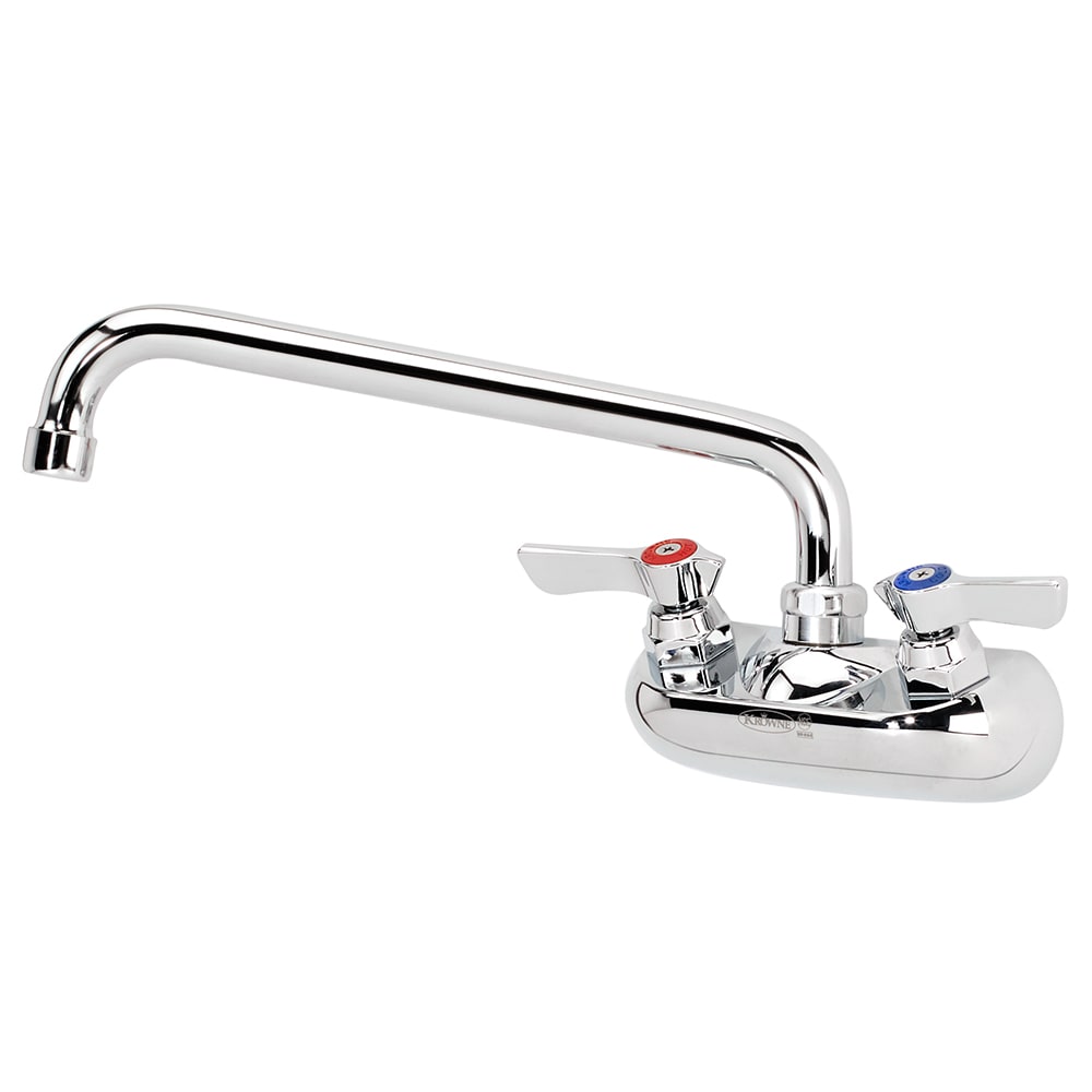 Krowne 10-410L Splash Mount Faucet - 10" Swing Spout, 4" Centers