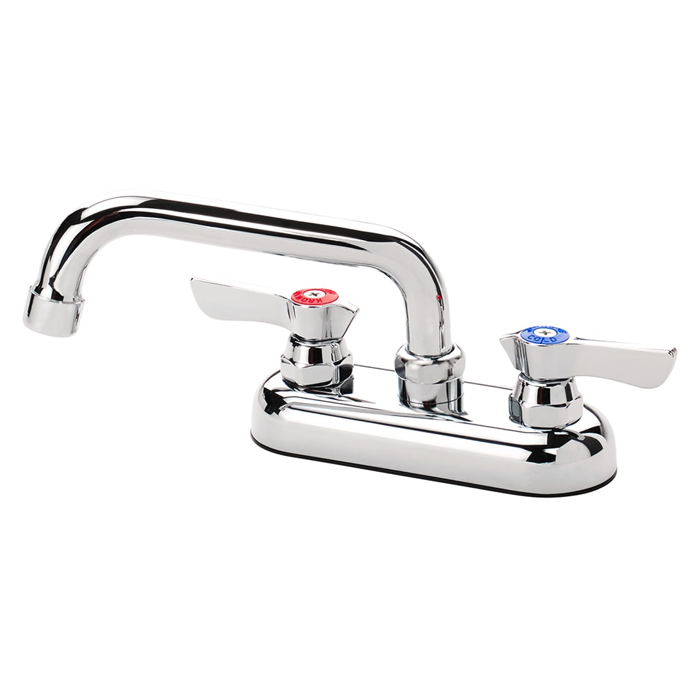 Krowne 11-406L Deck Mount Faucet - 6" Swing Spout, 4" Centers