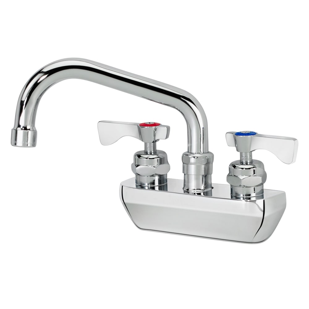Krowne 14-406L Splash Mount Faucet - 6" Swing Spout, 4" Centers