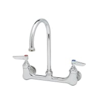 Krowne 14-801L Splash Mount Faucet - 6" Gooseneck Spout, 8" Centers thumbnail 2