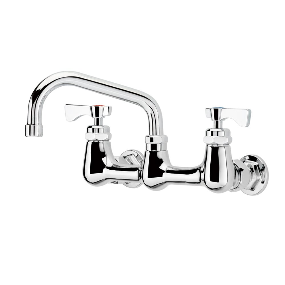 Krowne 14-806L Splash Mount Faucet - 6" Swing Spout, 8" Centers