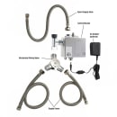 Krowne 16-190 Wall Mount Electronic Faucet - Single Hole, Gooseneck Spout thumbnail 3