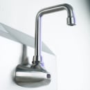 Krowne 16-670 Wall Mount Electronic Faucet - 4" Centers, High Arc Spout, Satin Finish thumbnail 2