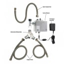 Krowne 16-675 Wall Mount Electronic Faucet - Single Hole, Fixed Spout, Satin Finish thumbnail 2