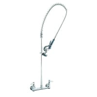 Krowne 17-108WL 36"H Wall Mount Pre Rinse Faucet - 1 1/5 GPM, Base with Nozzle thumbnail 2