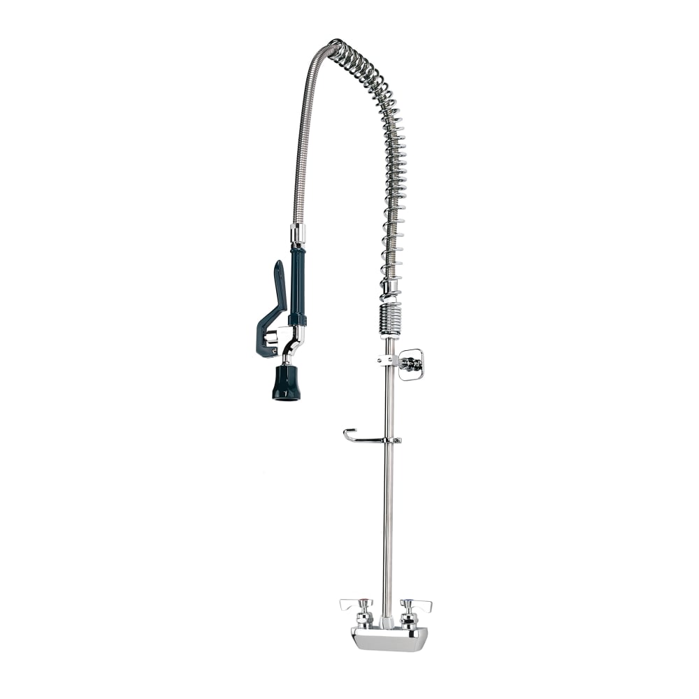 Krowne 17-124WL 35"H Wall Mount Pre Rinse Faucet - 1.15 GPM, Base with Nozzle