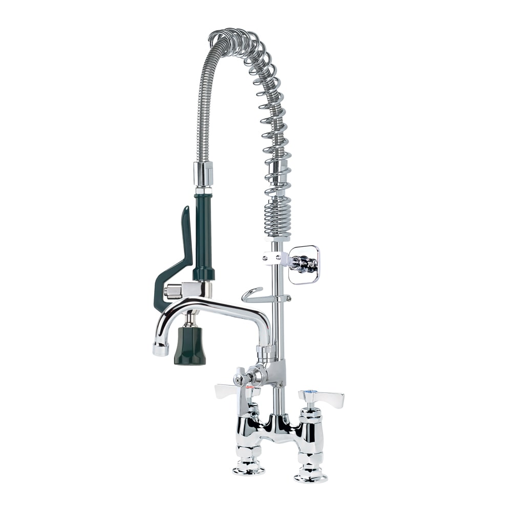Krowne 18-408L 24 7/8"H Deck Mount Pre Rinse Faucet - 1.2 GPM, Base with Nozzle