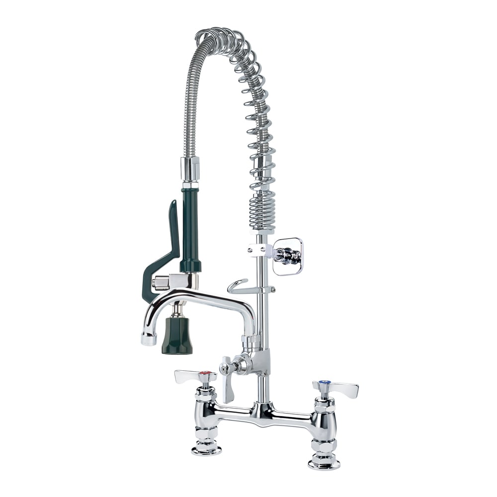 Krowne 18-608L 24 7/8"H Deck Mount Pre Rinse Faucet - 1.2 GPM, Base with Nozzle