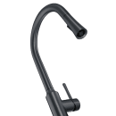 Krowne 19-400B Deck Mount Faucet - 10 1/2" Swivel Gooseneck Spout, Single Hole, Matte Black thumbnail 3