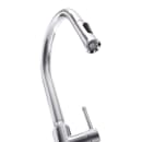 Krowne 19-400C Deck Mount Faucet - 10 1/2" Swivel Gooseneck Spout, Single Hole, Chrome thumbnail 3