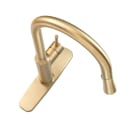 Krowne 19-400G Deck Mount Faucet - 10 1/2" Swivel Gooseneck Spout, Single Hole, Brushed Gold thumbnail 4