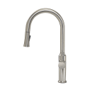Krowne 19-400S Deck Mount Faucet - 10 1/2" Swivel Gooseneck Spout, Single Hole, Satin thumbnail 2