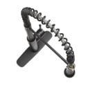 Krowne 19-401B Deck Mount Faucet - 10 1/2" Swivel Gooseneck Spout, Single Hole, Matte Black thumbnail 4