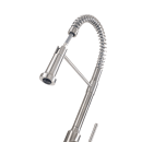 Krowne 19-401S Deck Mount Faucet - 10 1/2" Swivel Gooseneck Spout, Single Hole, Satin thumbnail 3