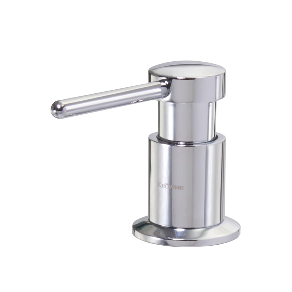 Krowne 19-420C Deck Mount Manual Liquid Soap Dispenser - Chrome