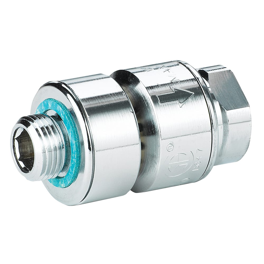 Krowne 21-109L Low Lead In-Line Vacuum Breaker, Prevents Back Siphonage/Backflow