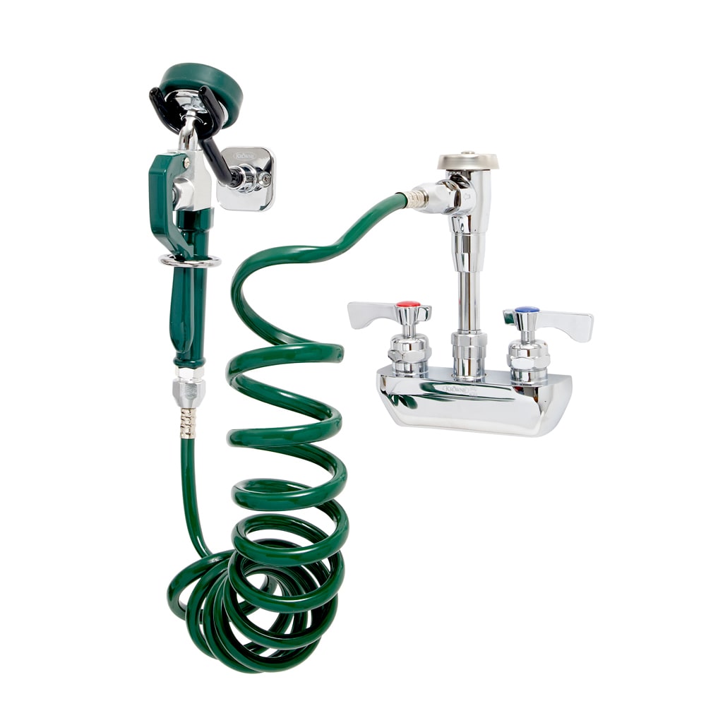 Krowne 21-244L Royal Series Wall Mount Pet Grooming Faucet w/ 9' Coiled Hose