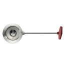 Krowne 22-850 Ball Valve Waste Drain w/ 1 1/4" Overflow Outlet, 3 1/2" Sink Opening thumbnail 2