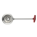 Krowne 22-850 Ball Valve Waste Drain w/ 1 1/4" Overflow Outlet, 3 1/2" Sink Opening thumbnail 3