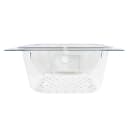 Krowne 30-160 Perforated Basket for 10" x 14" & 10" x 12" Dump Sinks - 6" Deep, Plastic thumbnail 3