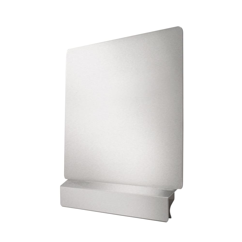 Krowne 30-324 Royal Series Universal Fryer Splash Guard - 20 1/2"D x 18"H, Stainless Steel