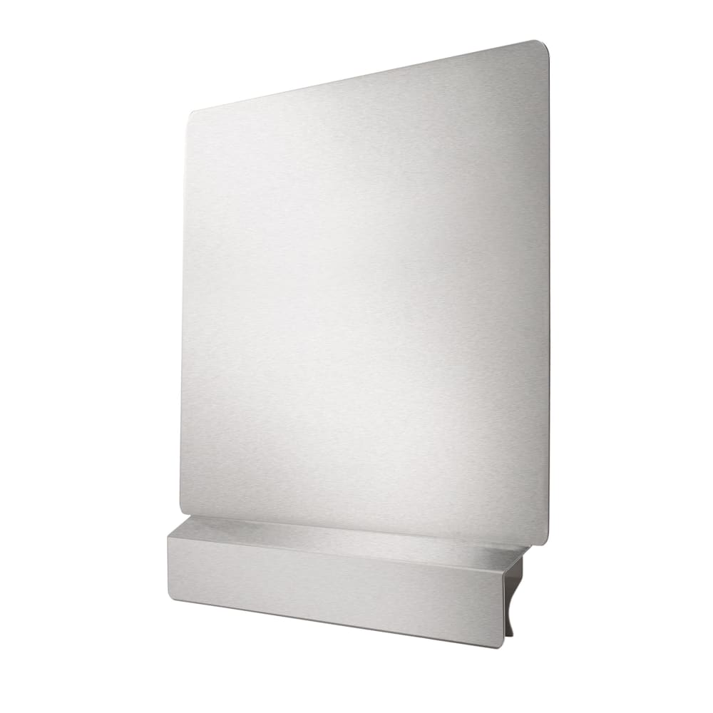 Krowne 30-325 Royal Series Universal Fryer Splash Guard - 20 1/2"D x 18"H, Stainless Steel