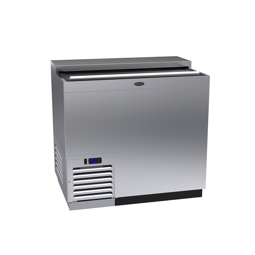 Krowne BC36-SS 36" Forced Air Bottle Cooler - Holds (192) 12 oz Bottles, Stainless, 115v