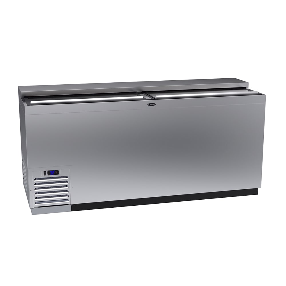 Krowne BC72-SS 72" Forced Air Bottle Cooler - Holds (612) 12 oz Bottles, Stainless, 115v