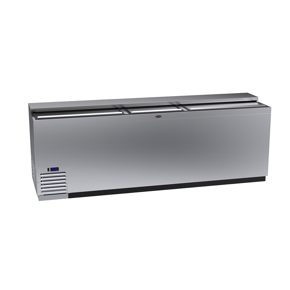 Krowne BC96-SS 96" Forced Air Bottle Cooler - Holds (852) 12 oz Bottles, Stainless, 115v