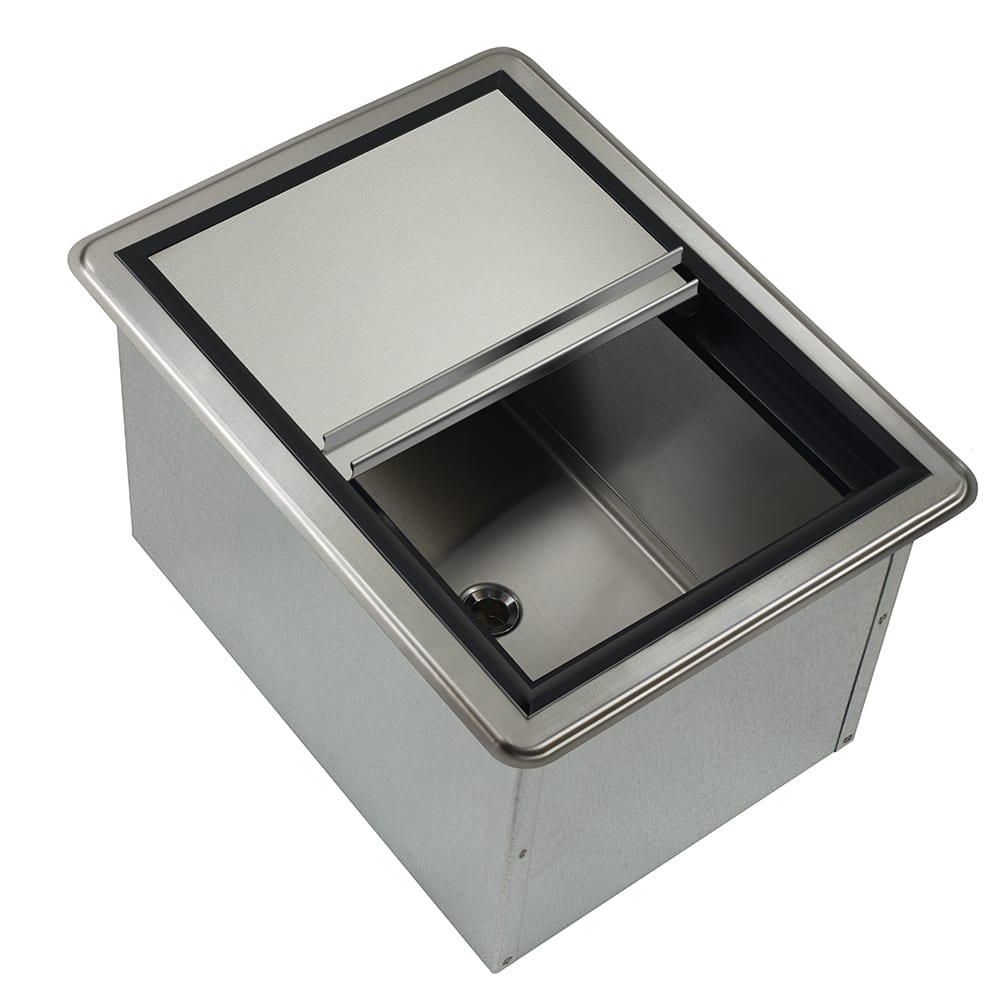 Krowne D278-7 20" x 15" Drop In Ice Bin w/ 50 lb Capacity - Insulated, Stainless