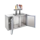 Krowne DB60R 60" Kegerator Beer Dispenser w/ (2) Keg Capacity - (1) Column, Stainless, 115v thumbnail 2