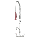 Krowne DX-109 Wall Mount Pre Rinse Unit w/ Add On Faucet & 44" Hose - 1/2" NPT Female Inlet thumbnail 2