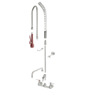 Krowne DX-208 Splash Mount Pre Rinse Base Only w/ 8" Centers - 1/2" NPT Female Inlet thumbnail 2