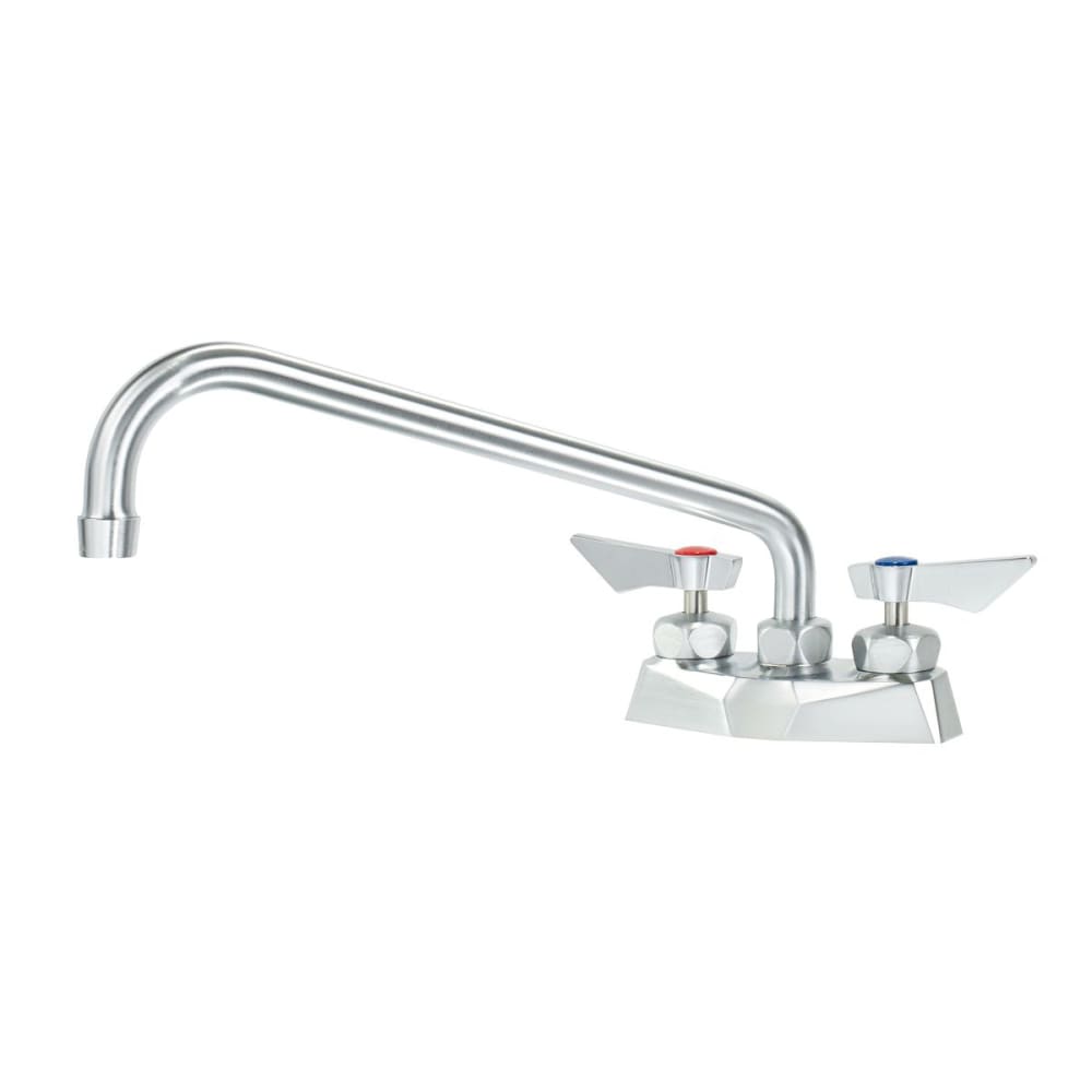 Krowne DX-312 Deck Mount Faucet w/ 12" Swing Spout - 4" Centers