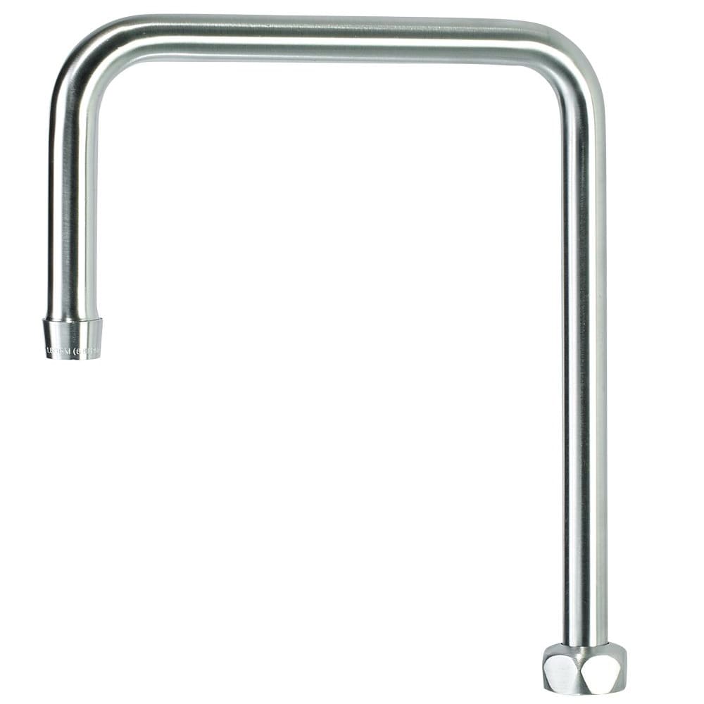 Krowne DX-432 8 1/2" Double Bend Gooseneck Spout, Chrome Plated