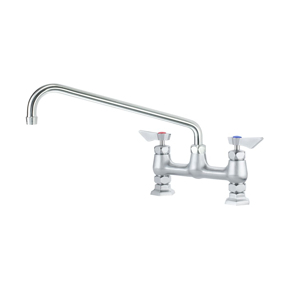 Krowne DX-914 Deck Mount Faucet w/ 14" Swing Spout - 8" Centers