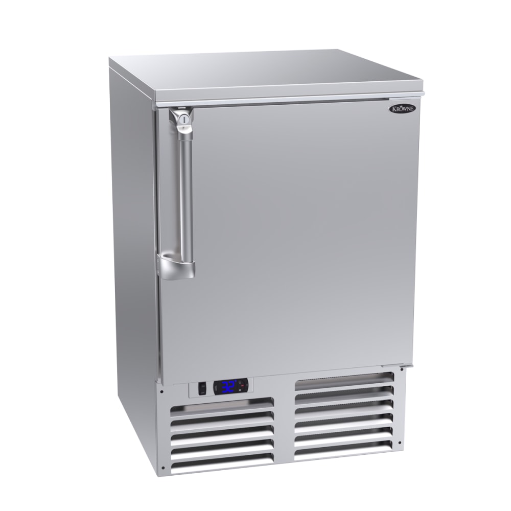 Krowne FMC24-S-S-R 1 Section Glass Chiller w/ 90 Mug Capacity, Stainless, 115v