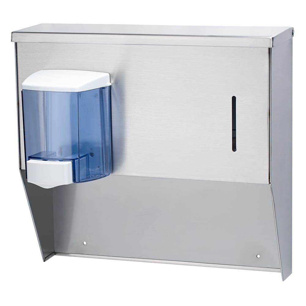 Krowne H-111 Towel & Soap Dispenser For Wall Mount Hand Sinks