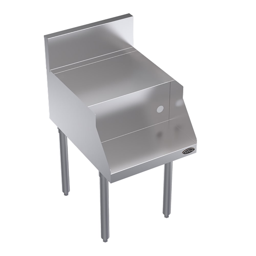 Krowne KR24-12BF Single Blender Add-On Unit w/ Step - 6 1/2" Back Splash, 12" x 24"