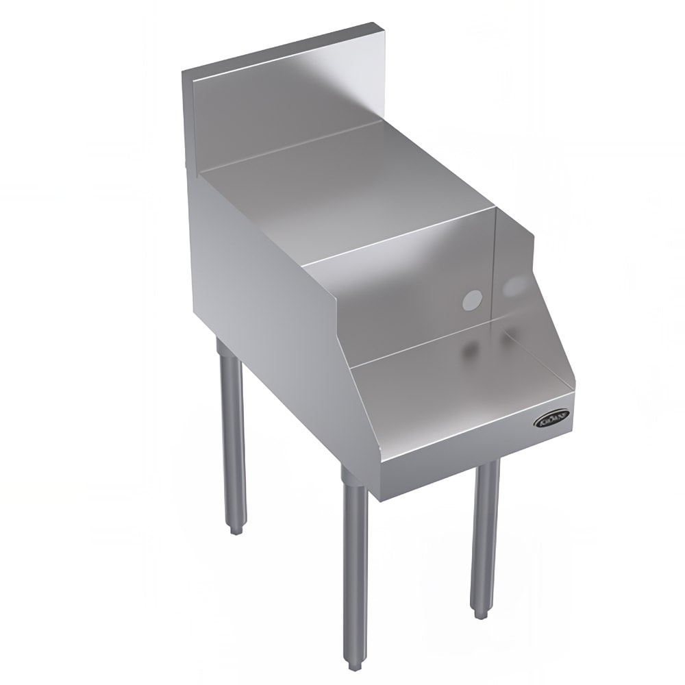 Krowne KR24-14BF Single Blender Add On Unit w/ Step - 6 1/2" Back Splash, 14" x 24"