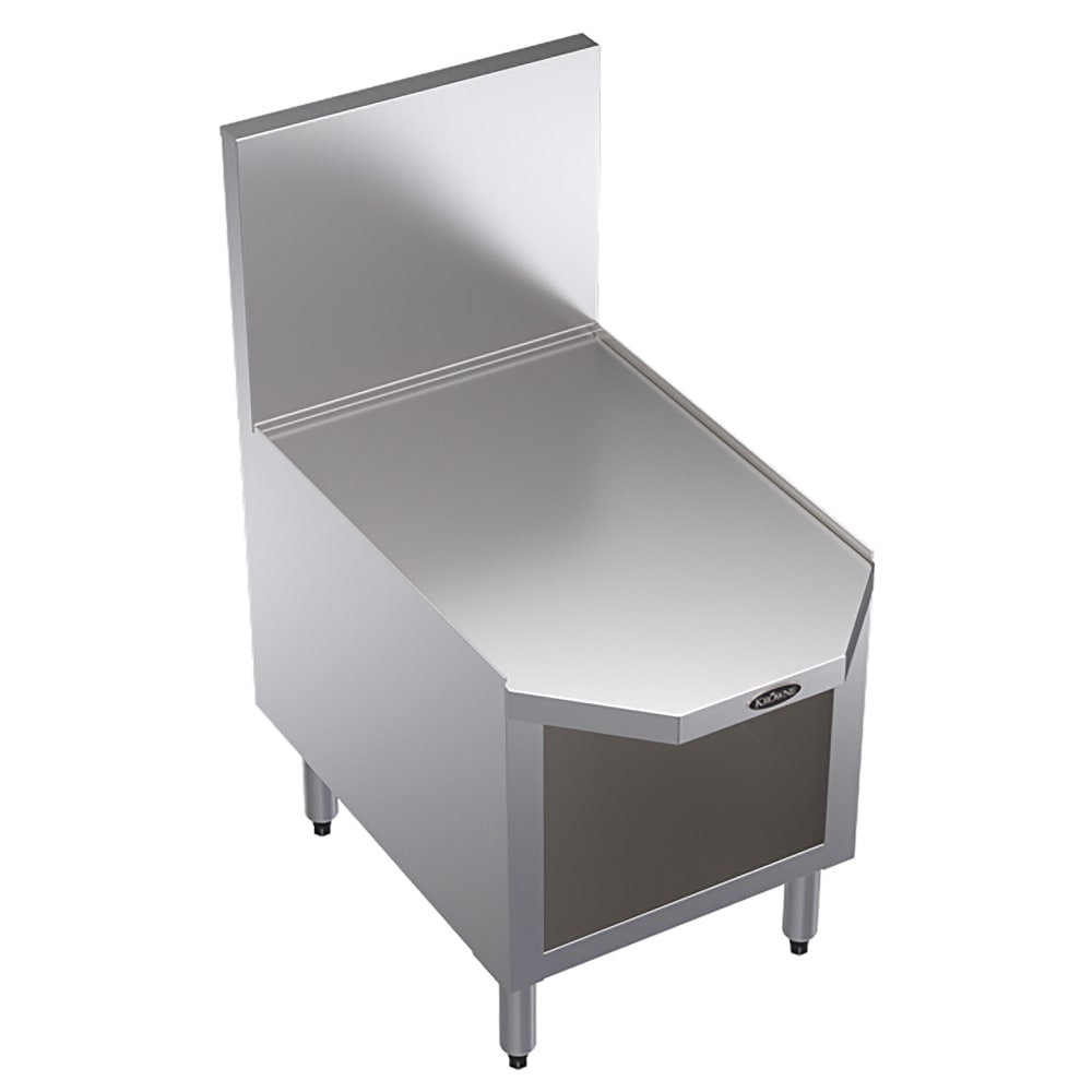 Krowne KR29-18FD Underbar Blender Station - Cabinet Base, 18" x 29" x 36 1/2", Stainless