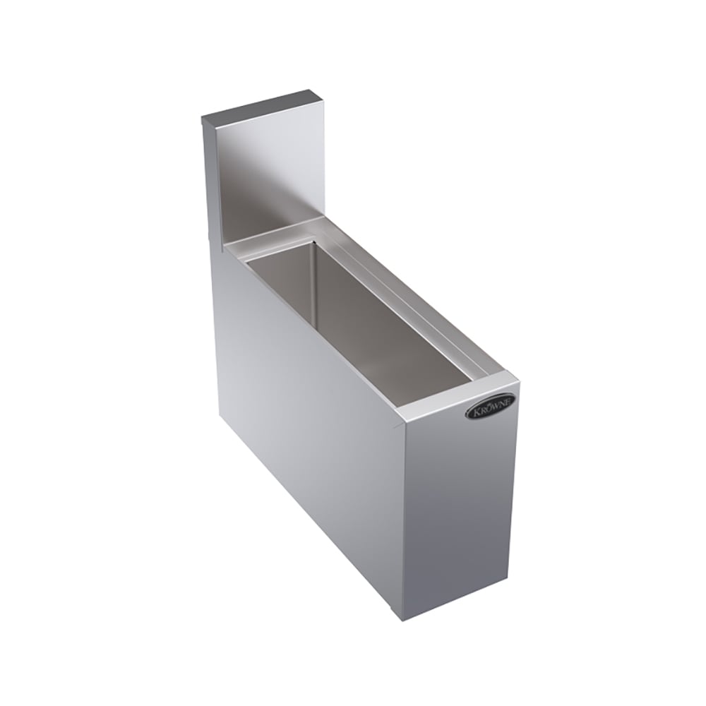 Krowne KR19-6 Bottle Section - Holds 3 Bottles, 6 1/2" Back Splash, 6" x 19"