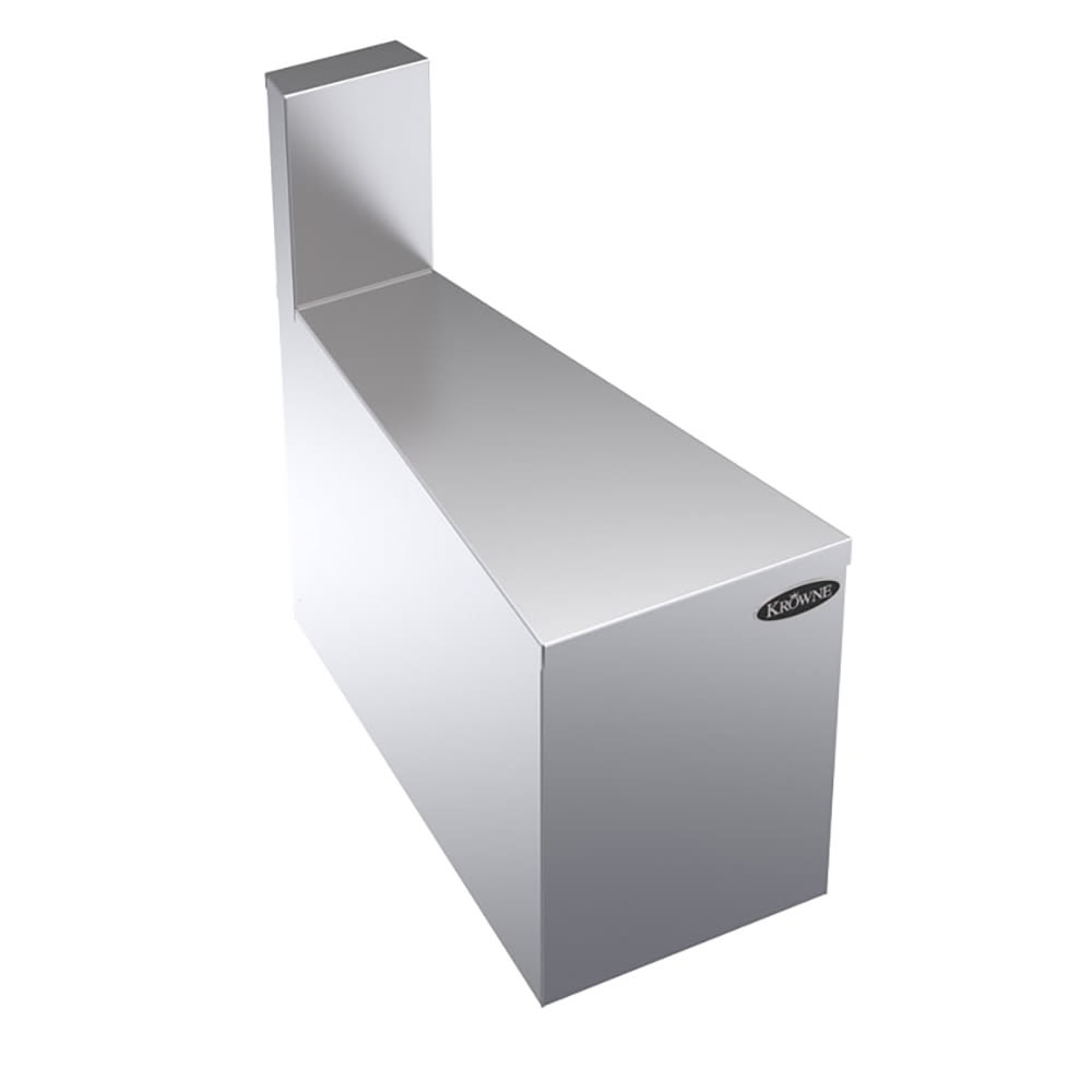 Krowne KR19-F15 19" Front Angle - 15 Degree, 6 1/2" Back Splash